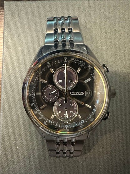 Citizen Eco-Drive 100th Anniversary Solar Men's Watch — Japanese