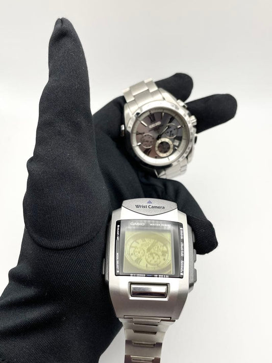 CASIO WRIST CAMERA Digital Men's Watch — Japanese