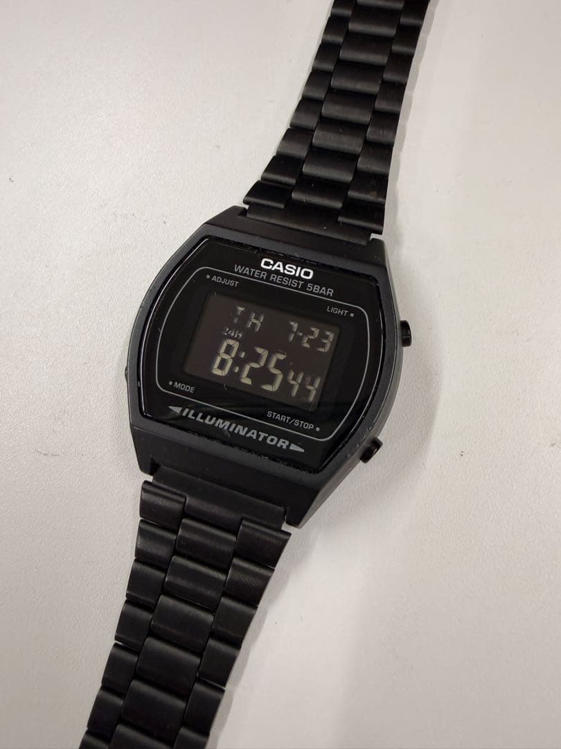 CASIO Collection Digital Black Men's Watch — Japanese