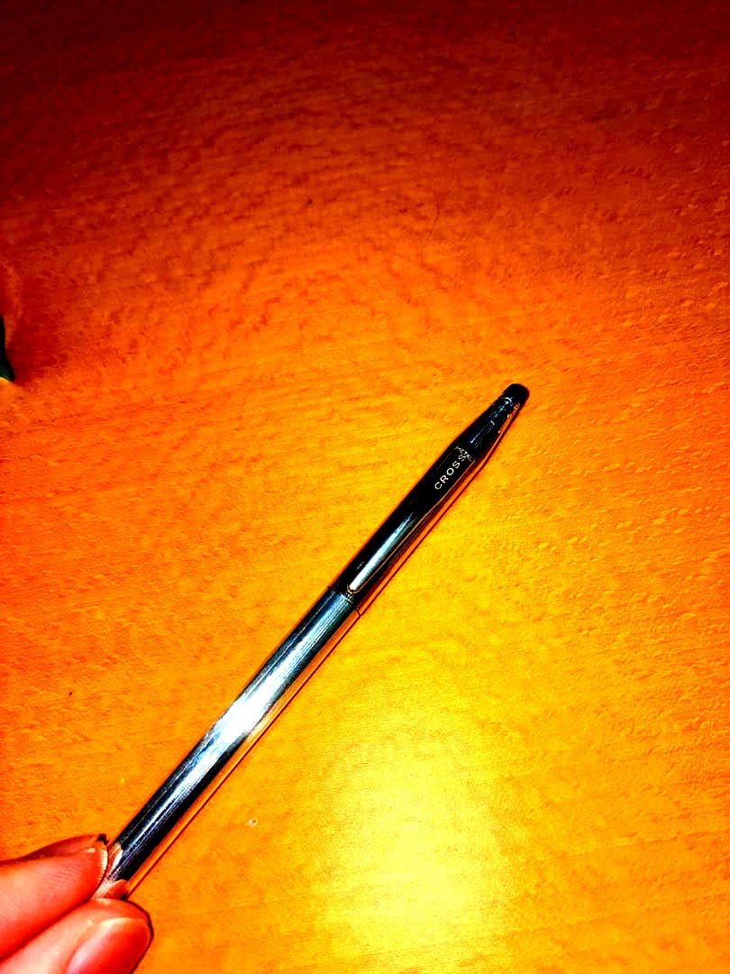 Cross Century sterling silver ballpoint pen imported from Japan, shown in excellent condition