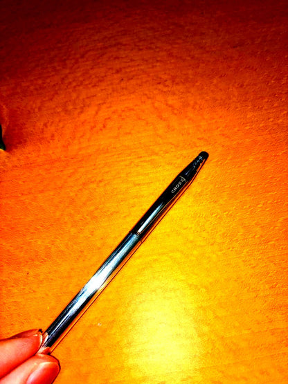 Cross Century sterling silver ballpoint pen imported from Japan, shown in excellent condition