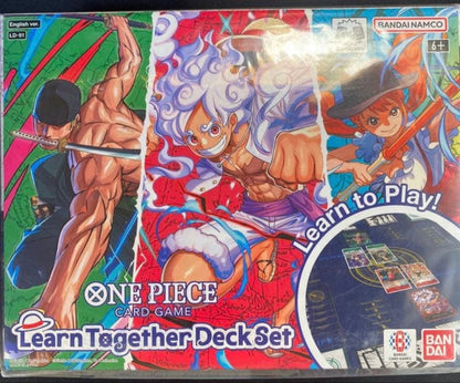 One Piece Learn Together Deck Set Box — English
