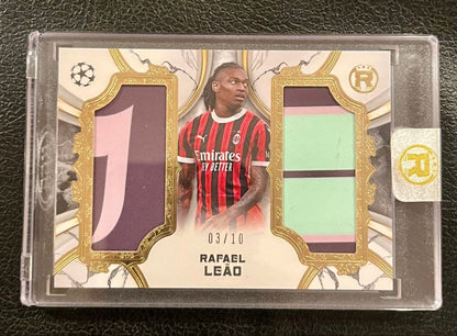 10 Premium Limited Rafael Leon Player Worn Dual Patch AC Milan — Japanese