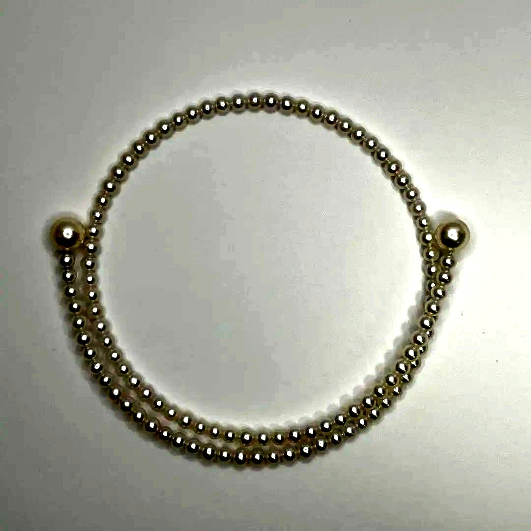 Authentic Akoya pearl baby pearl choker necklace with 8.5-9mm pearls and white freshwater pearls, clasp closure