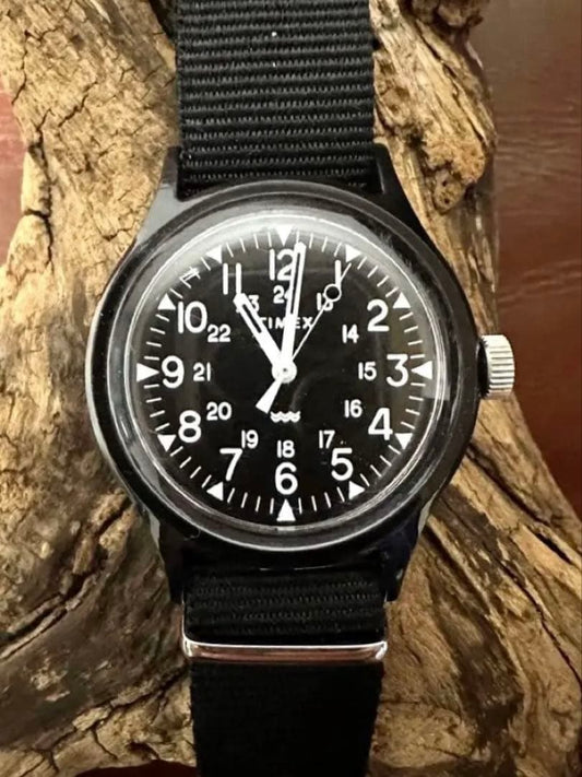 TIMEX Classic Tile Collection Original Camper Black Quartz Men's Watch — Japanese