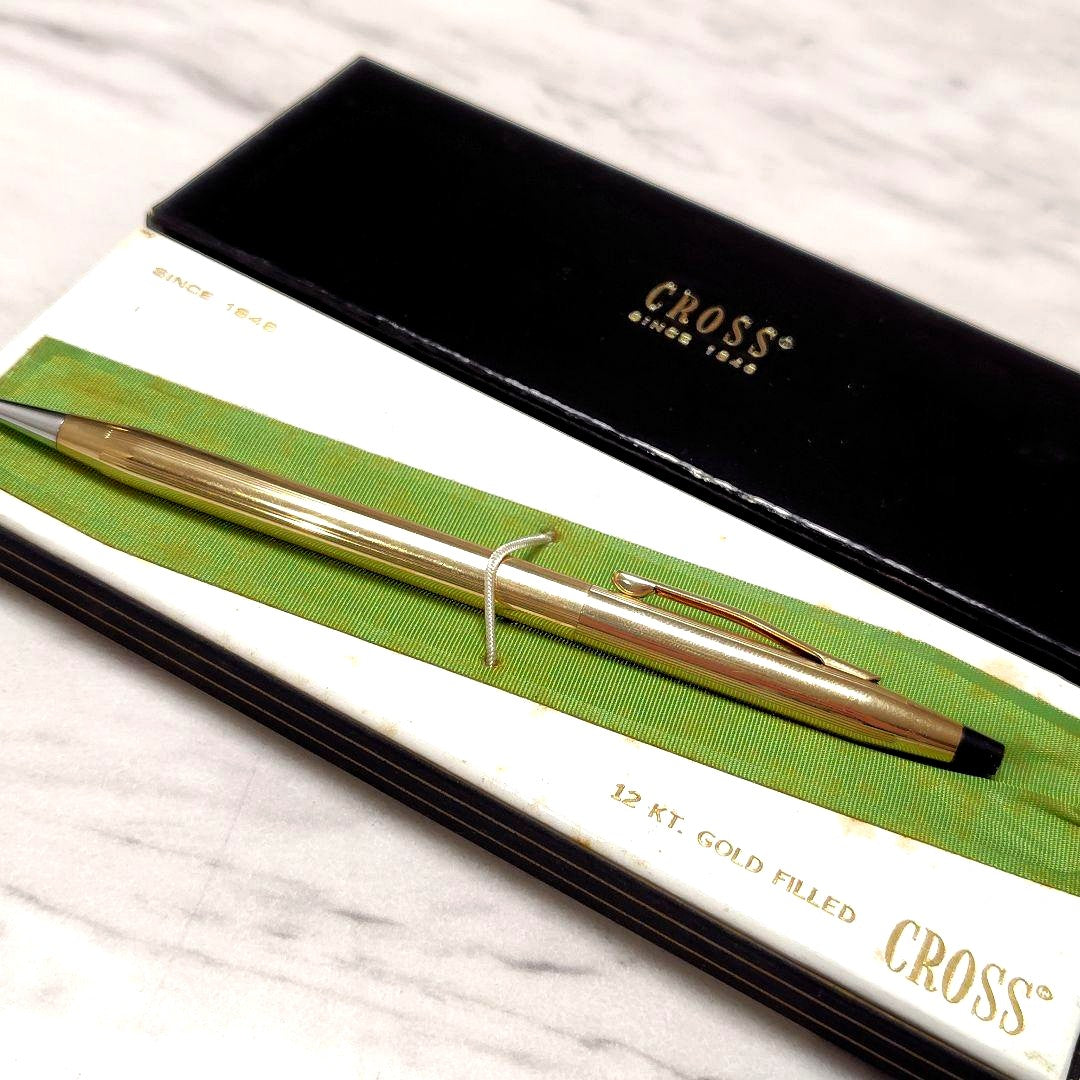 Cross Twist Fountain Pen T17 12KT Gold Filled with box and instruction manual