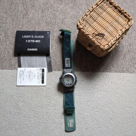 CASIO 1375-BD Digital Men's Watch — Japanese