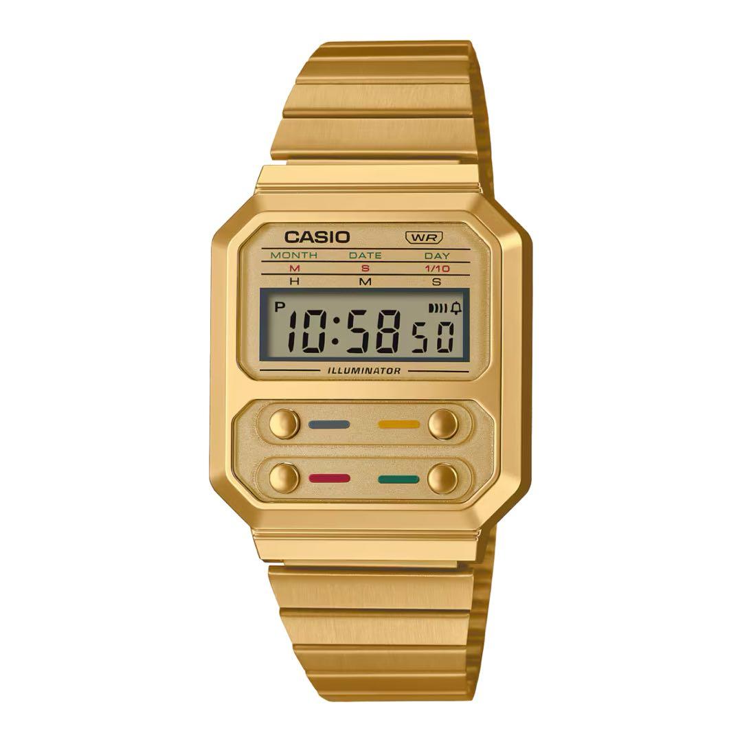 CASIO A100WEG-9A Digital Men's Watch — Japanese