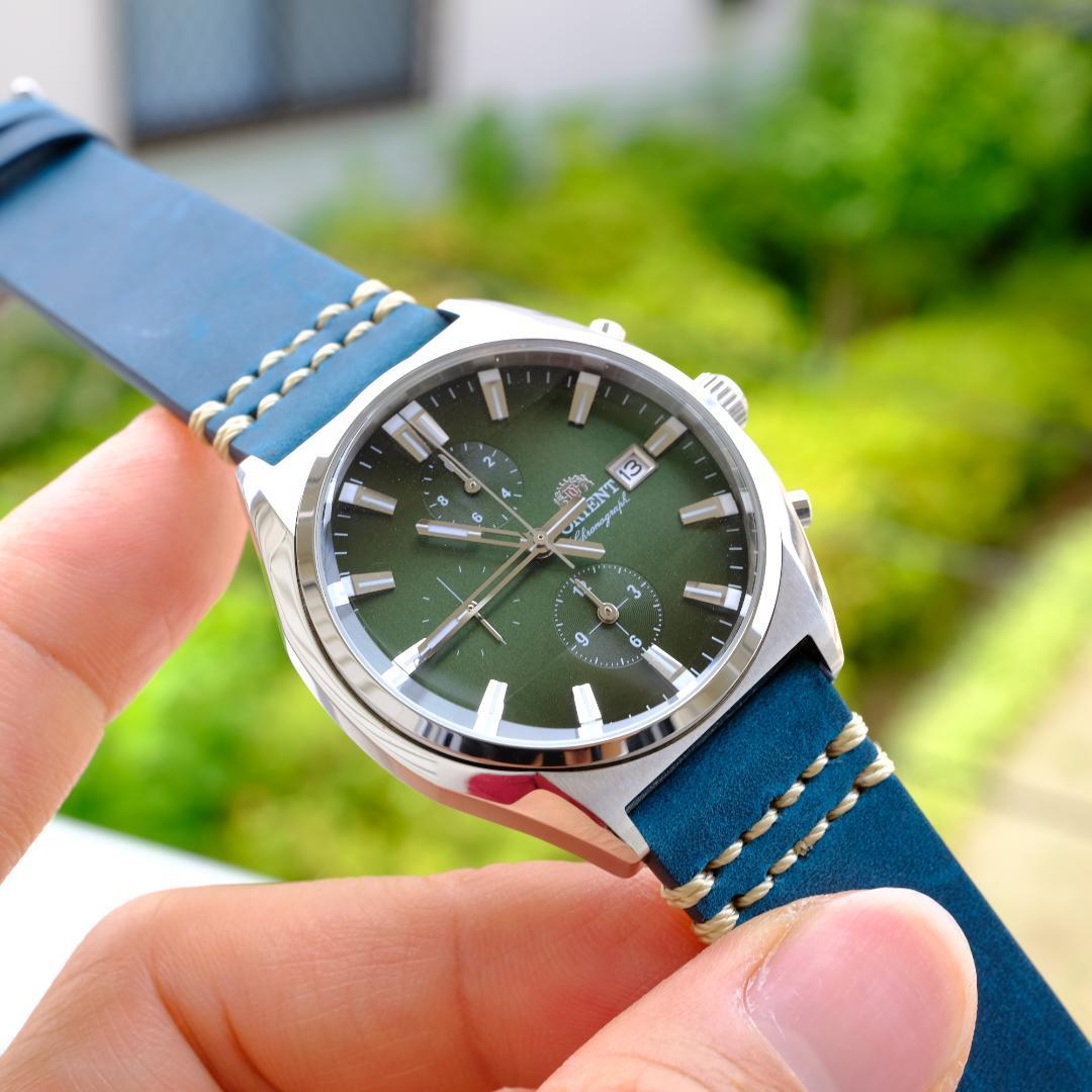 ORIENT Chronograph V740-0GX0 Quartz Men's Watch — Japanese