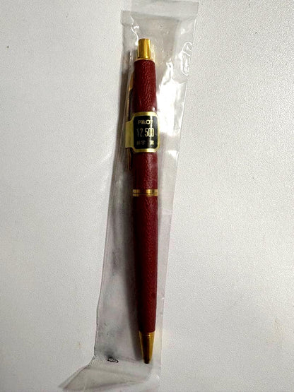 Pilot ballpoint pen with leather wrapping, 130mm length, elegant design