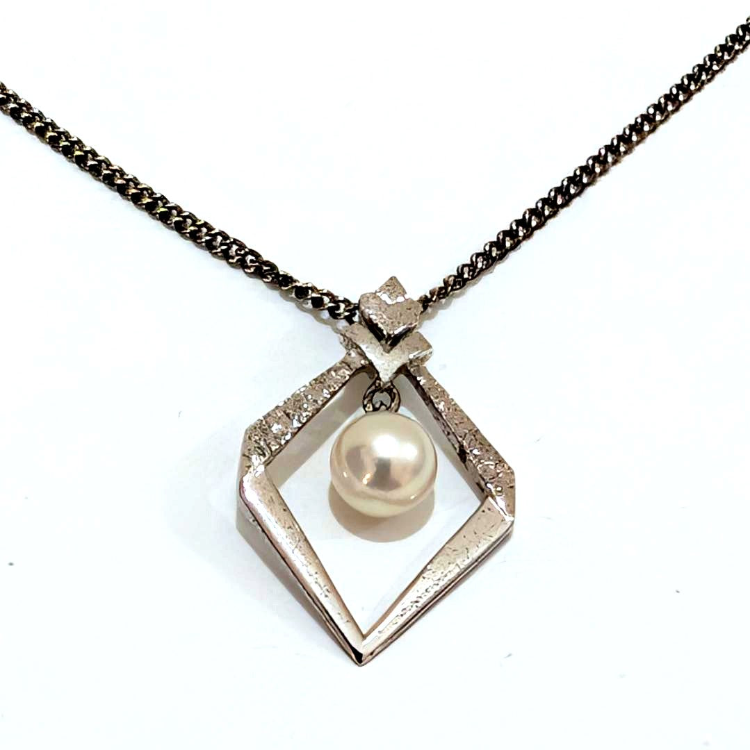2003 Mikimoto pearl necklace with 5.8mm pearls and 42cm SV925 sterling silver chain