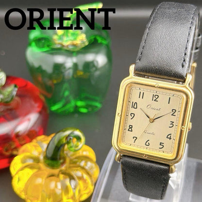 ORIENT Old Orient Tank Gold Quartz Men's Watch — Japanese