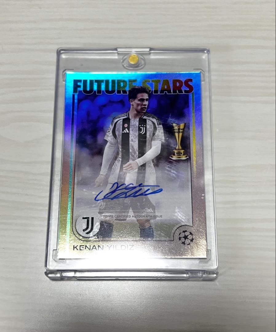 Kenan Yıldız Juventus Autograph Card — Japanese