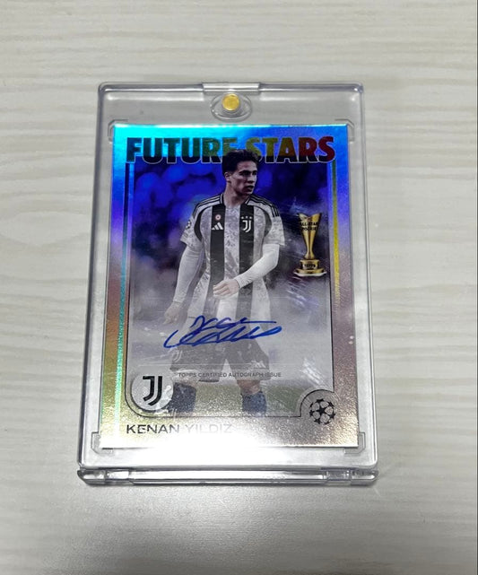 Kenan Yıldız Juventus Autograph Card — Japanese