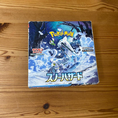 Pokemon Pokémon Card Snow Hazard Box Scarlet Violet Box — Japanese