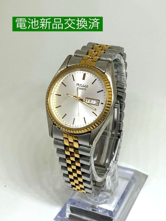 SEIKO PULSAR SBTR009 Quartz Men's Watch — Japanese