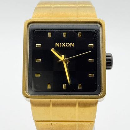NIXON THE QUATRO JAPAN ゴールド NIXON Quartz Men's Watch — Japanese