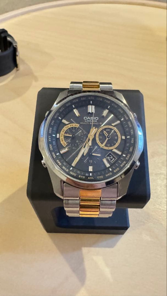 CASIO LINEAGE MULTI BAND 6 Analog Men's Watch — Japanese