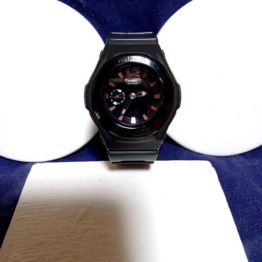 Casio Baby-G black digital shock-resistant women's watch with date display Japan import