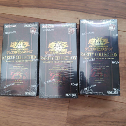 Yu-Gi-Oh Rarity Collection Shuri付 3box Set Box — Japanese