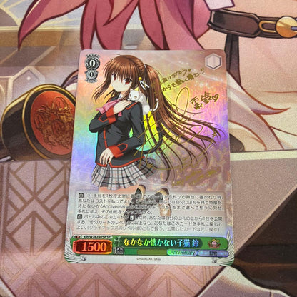 Weiss Schwarz Weiß Schwarz Reitoku Key Little Busters! Nakanaka Natsunai Ko Neko Rin SP Sign — Japanese
