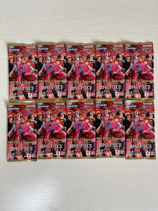 One Piece One Piece Card Game HEROES Edition 10 Pack Pack ONERIECE — Japanese