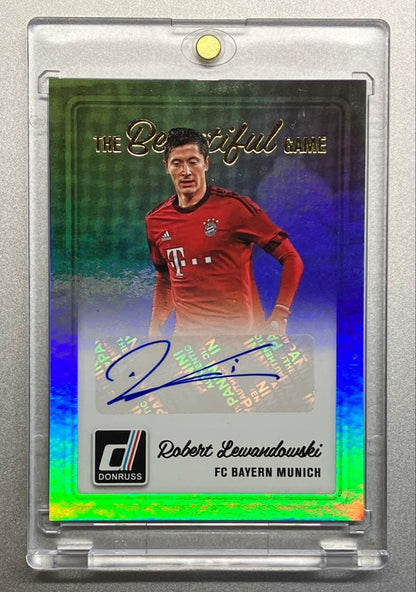 Robert Lewandowski Autograph Card — Japanese