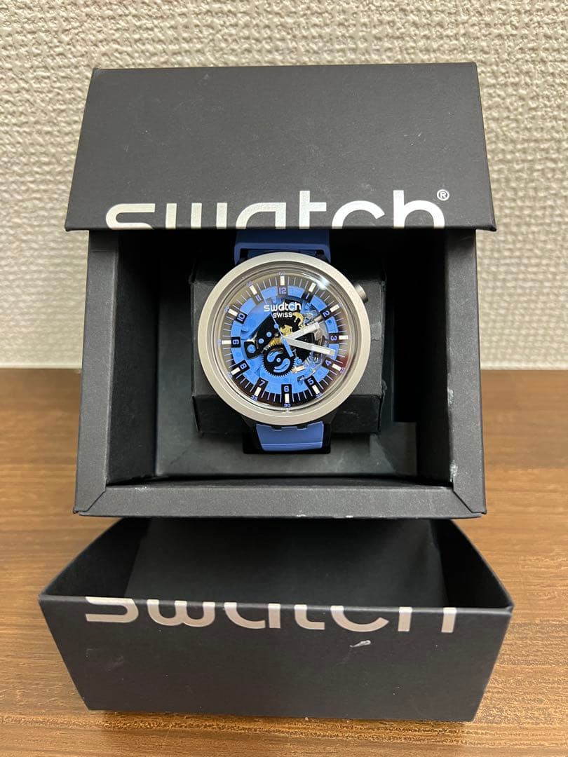 swatch Big Bold Irony Rubber Analog Men's — Japanese