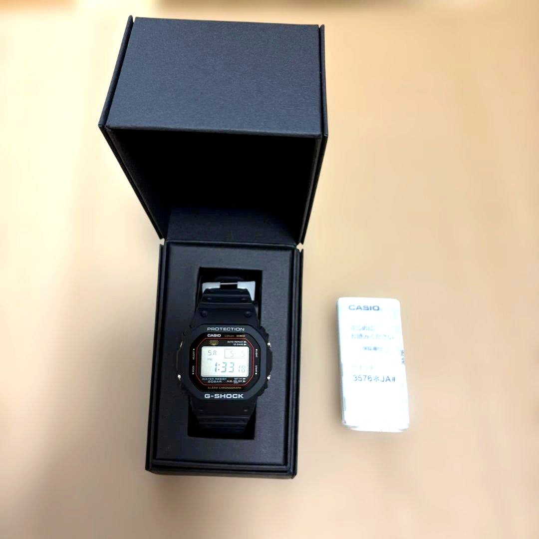 Casio G-Shock DW-5000R-1AJF Retro Model wristwatch with box and instruction manual