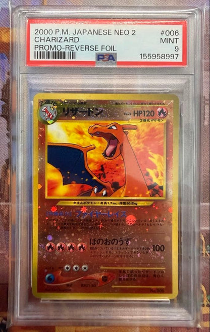 PSA 9 Pokemon Charizard — Japanese
