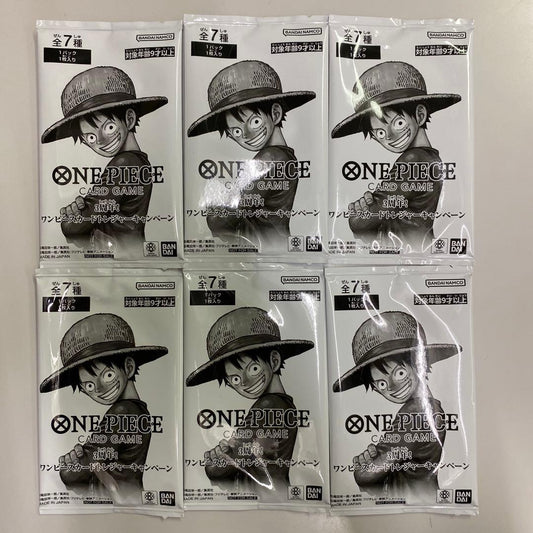 One Piece One Piece Card Game 3rd Anniversary Treasure Campaign Unopened 6 Packs Pack — Japanese
