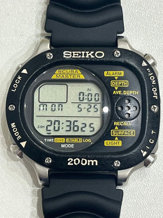 SEIKO SCUBA MASTER 200m Digital Men's Watch — Japanese