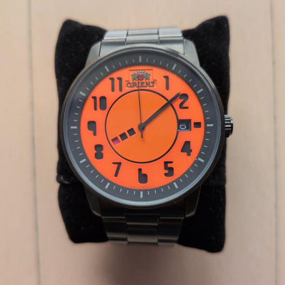 ORIENT DISK TYPO ORANGE Analog Men's Watch — Japanese