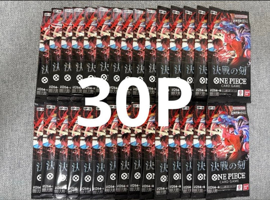 One Piece One Piece Card Battle of the Decisive Moment Unopened Pack Loose Pack 30 Packs Pack — Japanese
