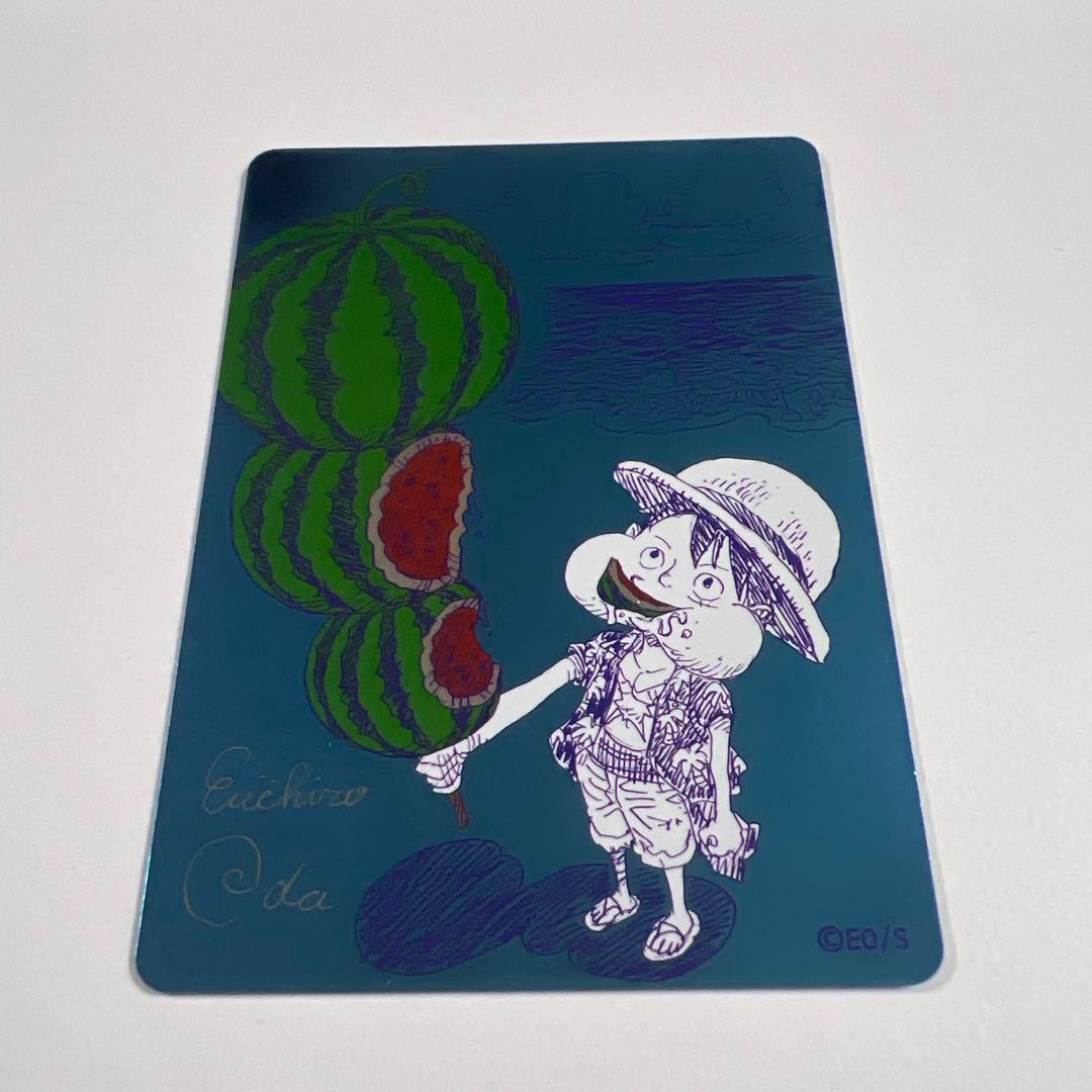One Piece One Piece Natsucomi Meta-Kira Card Signed Promotional Card P — Japanese