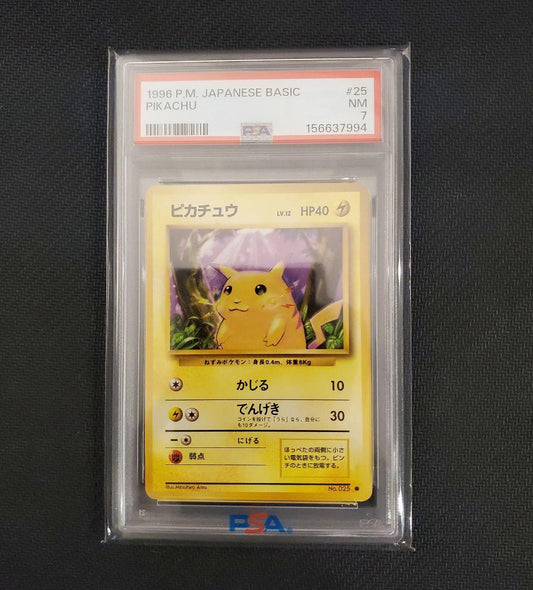 PSA 7 Pokemon Pikachu — Japanese