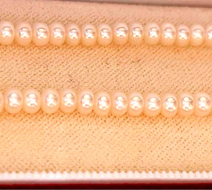 Mikimoto K18 Baby Pearl Necklace 40cm length gold chain with single delicate pearl pendant
