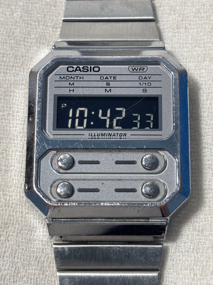 CASIO A100WE Digital Men's Watch — Japanese