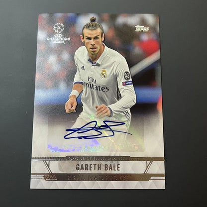 Gareth Bale Real Madrid Autographed Card — Japanese