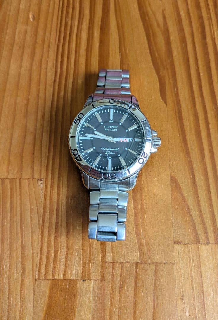 Citizen V157-0BX0 Solar Men's Watch — Japanese
