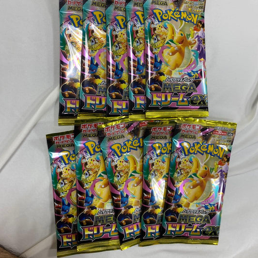 Pokemon Pokémon Card Game Mega Dream Ex 10 Pack Set Pack — Japanese