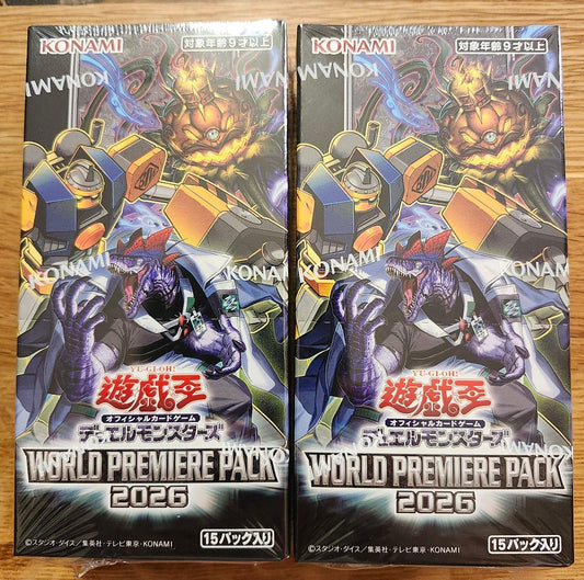 Yu-Gi-Oh Yu-Gi-Oh! World Premiere Pack 2026 2BOX Shrinked Box — Japanese