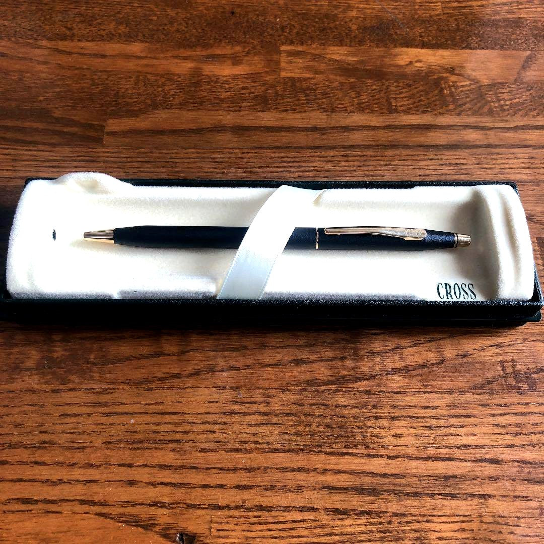 Casio Cross Ballpoint Pen Model Cross in like new condition with sleek black finish