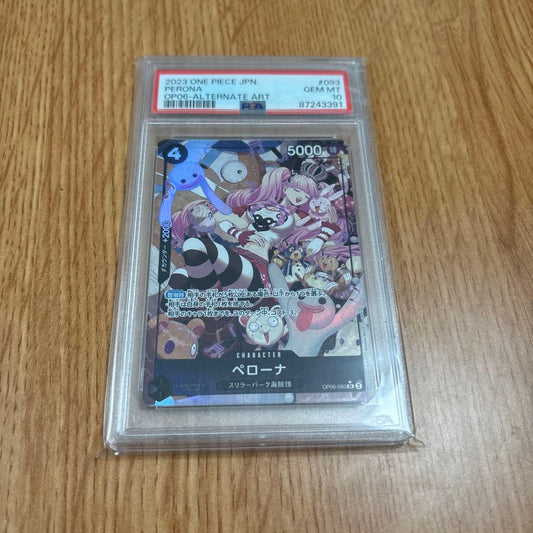 PSA 10 One Piece Perona — OP06-093 — Japanese