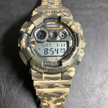 CASIO G-SHOCK カモフラージュ Digital Men's Watch — Japanese