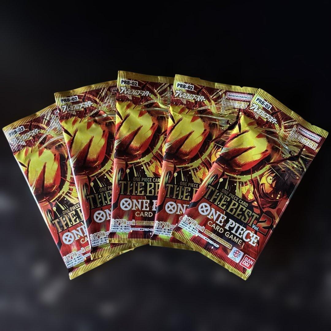One Piece One Piece Card Game THE BEST Vol.2 5 Pack Pack — ONE PIECE CARD THE BEST vol.2 — Japanese
