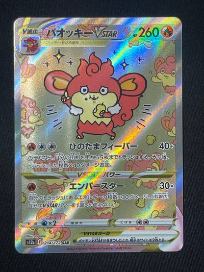 Pokemon Paucky VSTAR SAR — 214/172 — Japanese