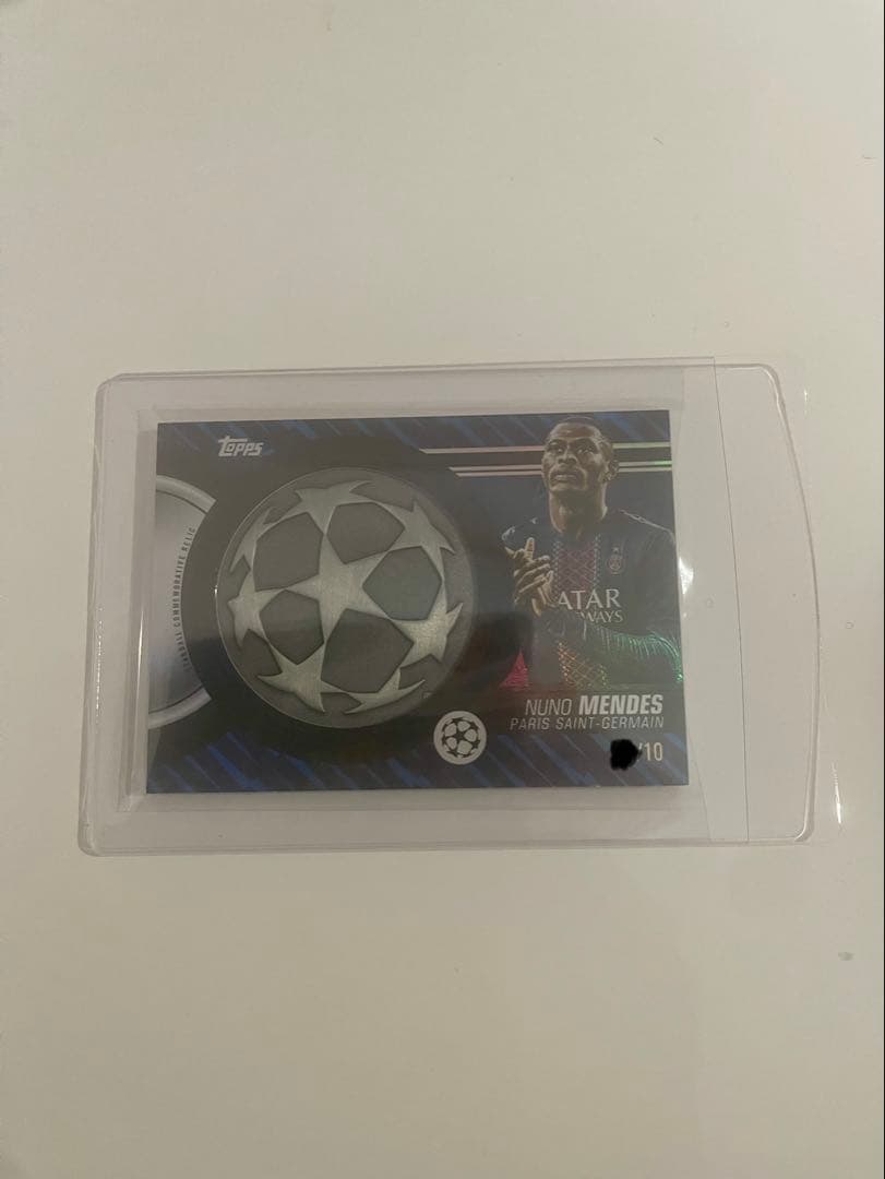 Topps Nuno Mendes Relic Card 10 Series — Japanese