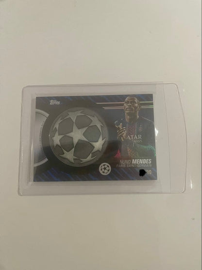 Topps Nuno Mendes Relic Card 10 Series — Japanese