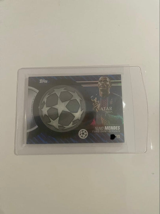 Topps Nuno Mendes Relic Card 10 Series — Japanese
